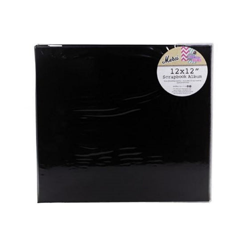 Black Scrapbook Album
